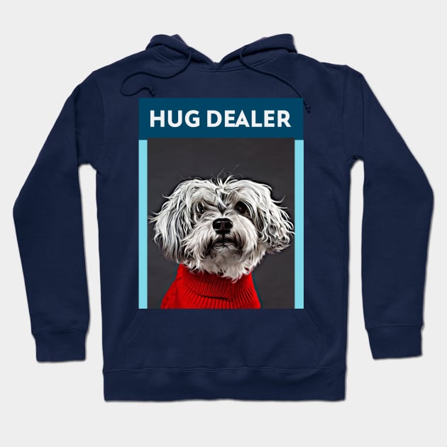 Hug Dealer (Schnauzer) Hoodie by PersianFMts